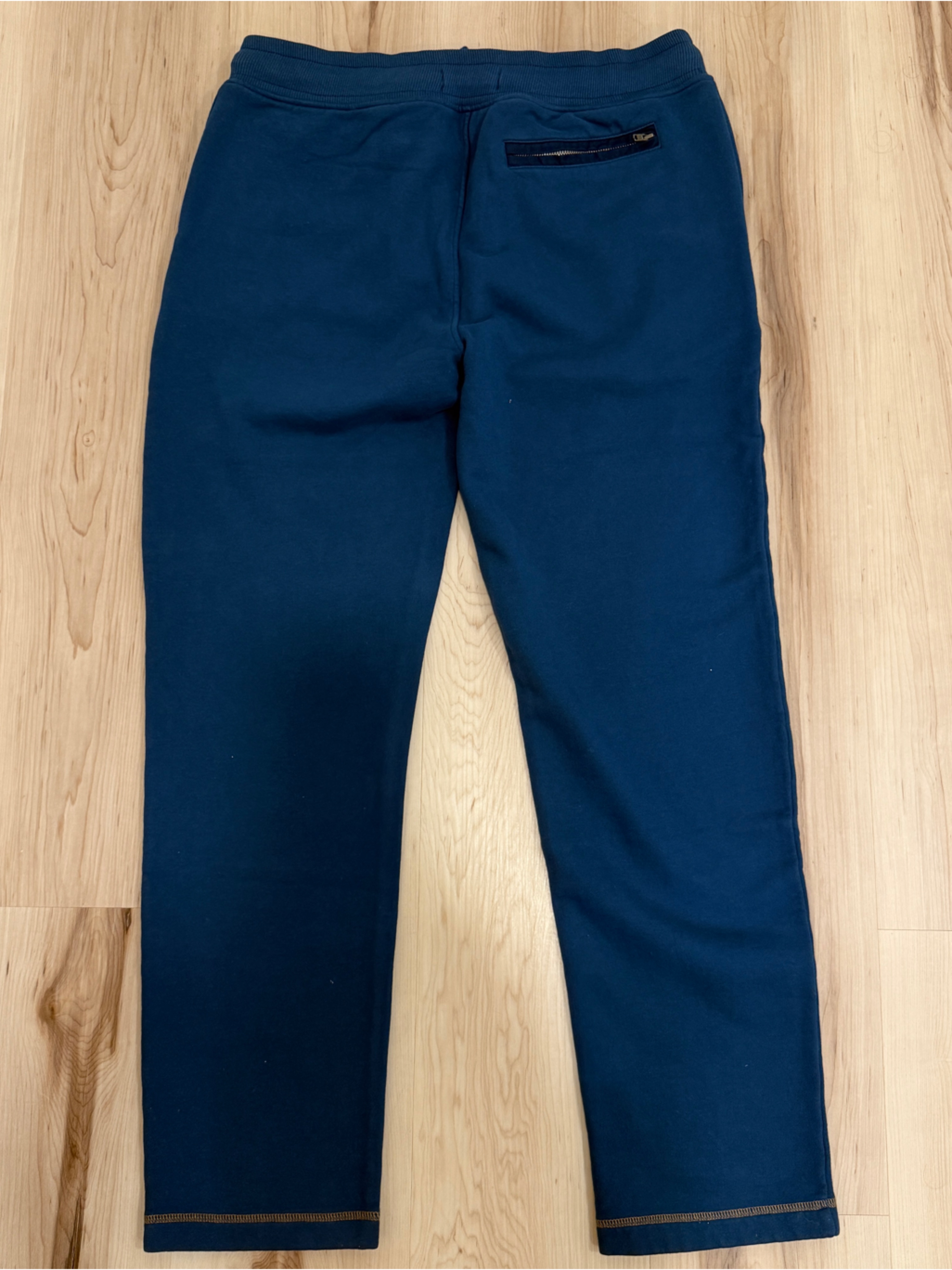 Borgo28 Men's Cotton Navy Drawstring Sweatpants — image 4 of 4